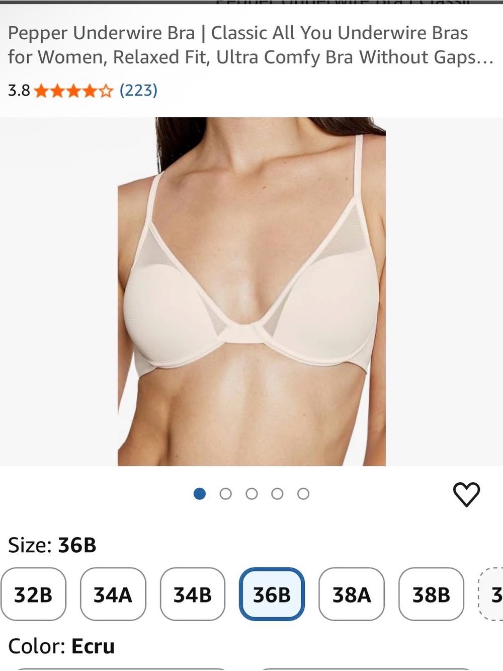 PEPPER 🌶️ Light Nude T-Shirt Bra